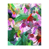 The Memory of Spring, Crosshatch Botanical Floral Painting, Plants Garden Meadow, Flowers Nature Digital Illustration (Print Only) thumbnail