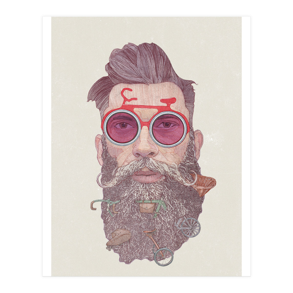 Hipster Dude (Print Only)