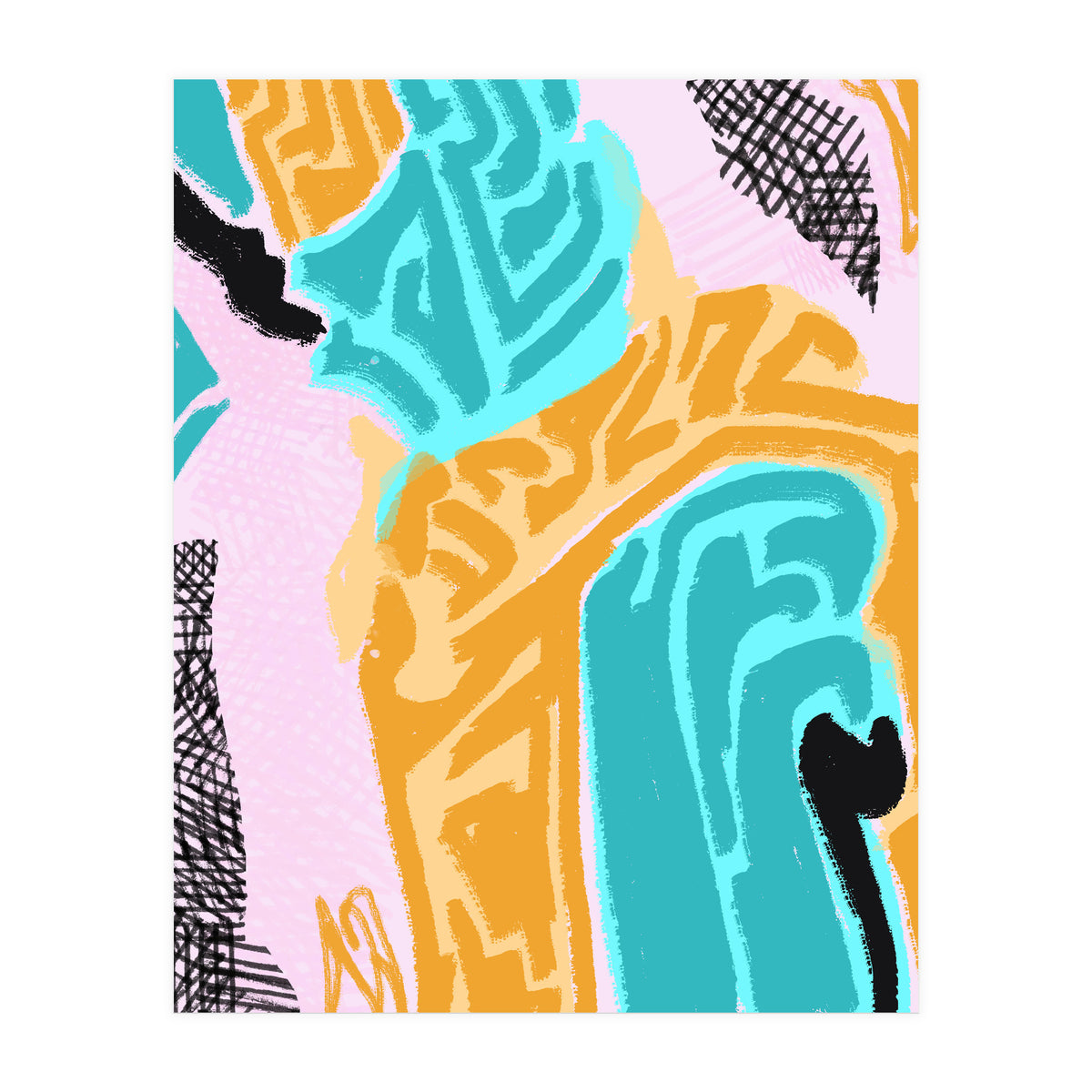 Yellow folks (Print Only)