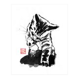 Washing cat (Print Only) thumbnail