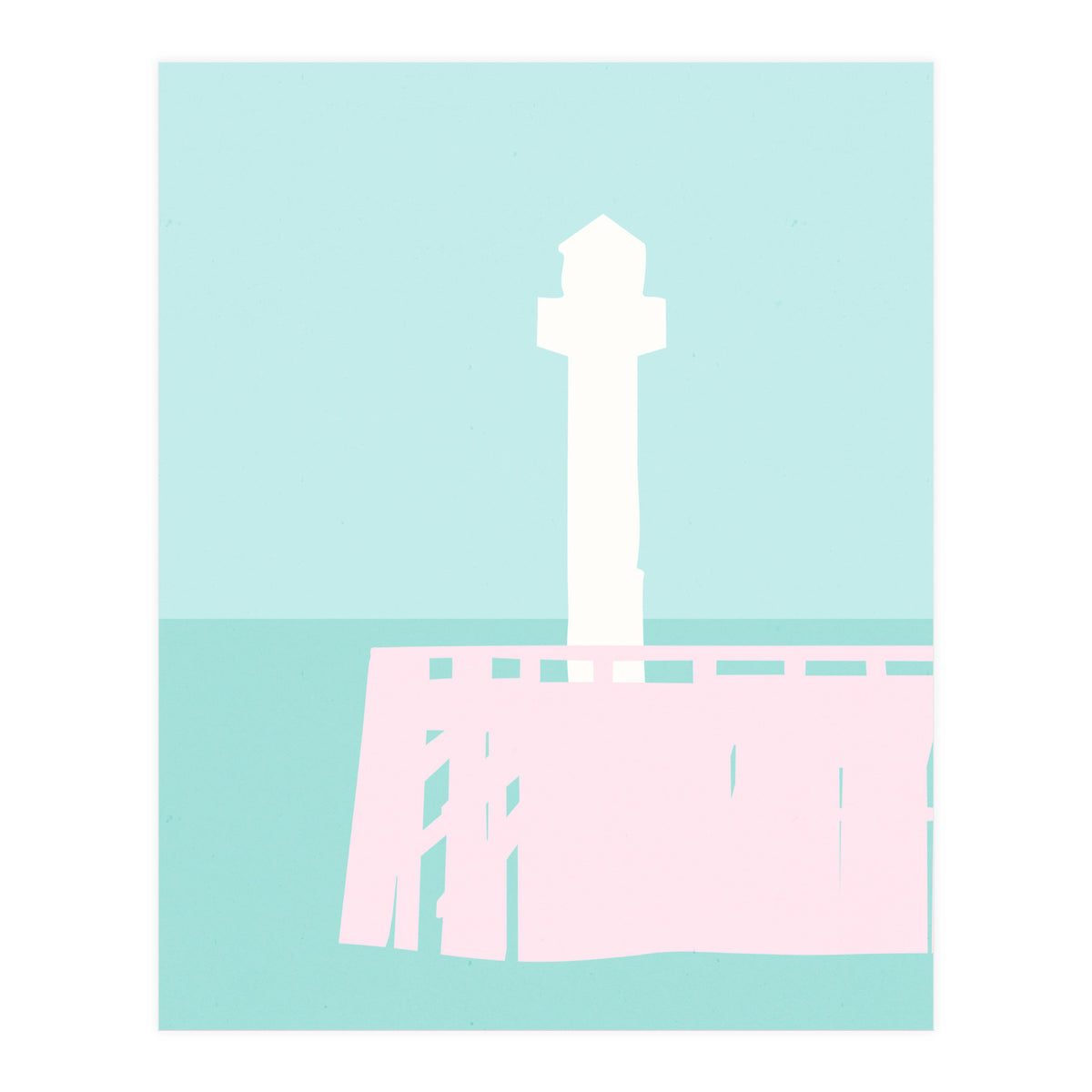 Minimal Pier - Turquoise Coast (Print Only)