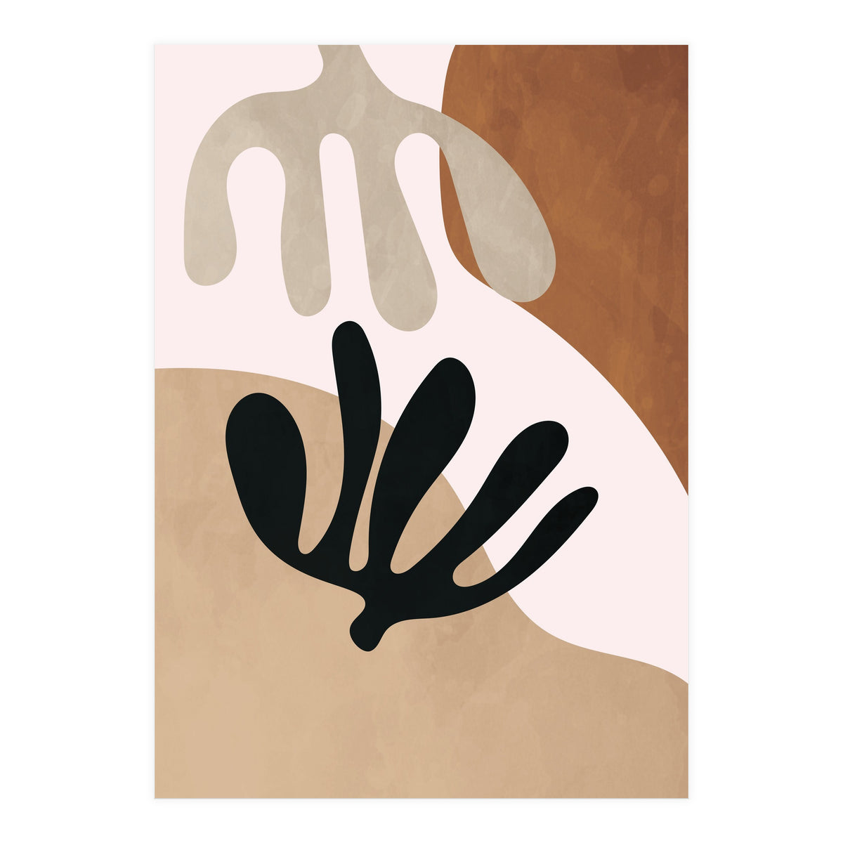 Abstract Modern Minimal Floral (Print Only)