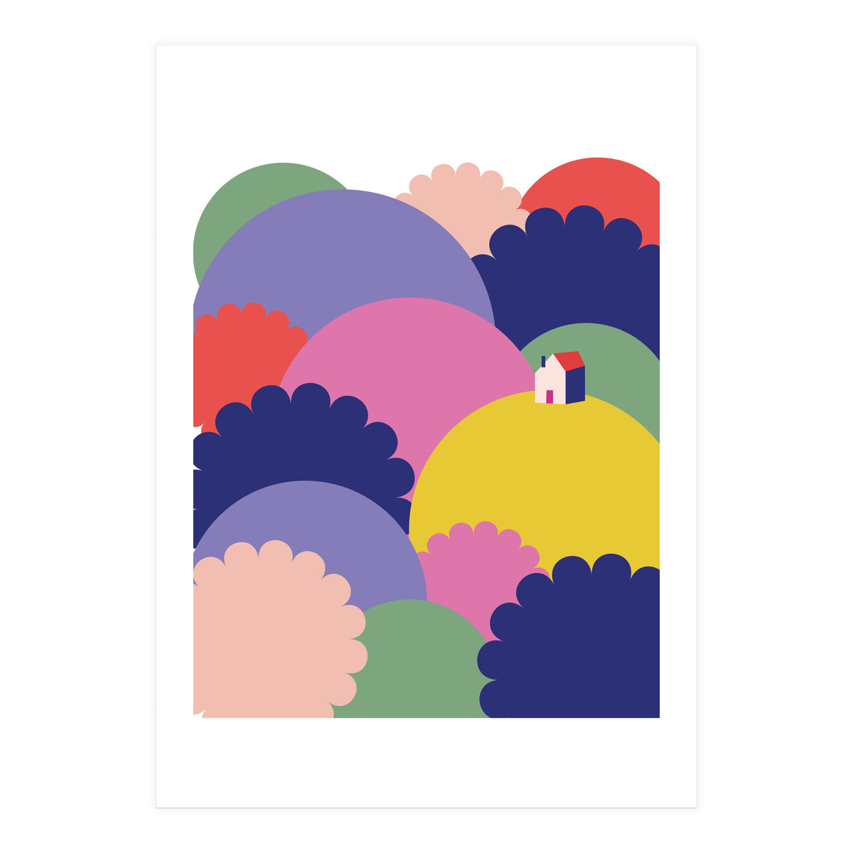 Mediterranean Landscape Rgb  (Print Only)