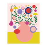 Happy flower Jar  (Print Only) thumbnail
