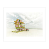 MIAMI BEACH Florida Flair | Vintage (Print Only) thumbnail