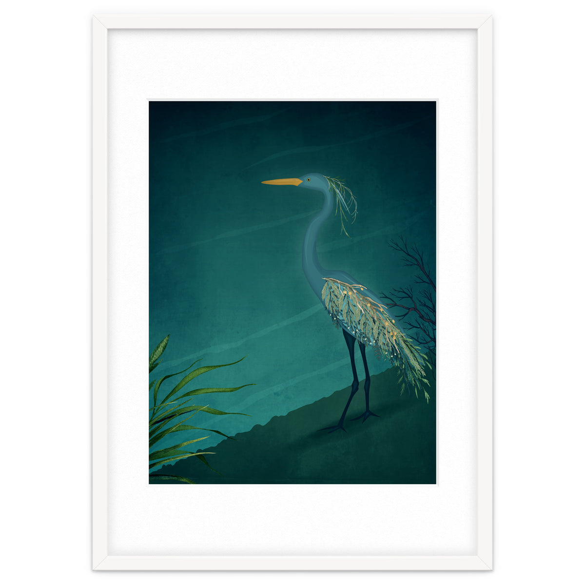 Camouflage:  The Crane