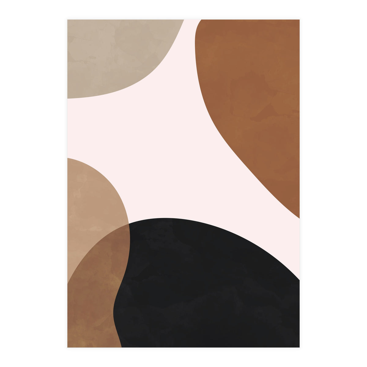 Abstract Shapes Scandinavian Art (Print Only)