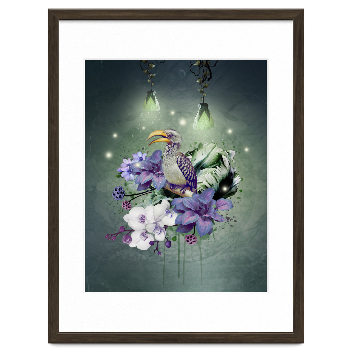 Floral Magic Hornbill