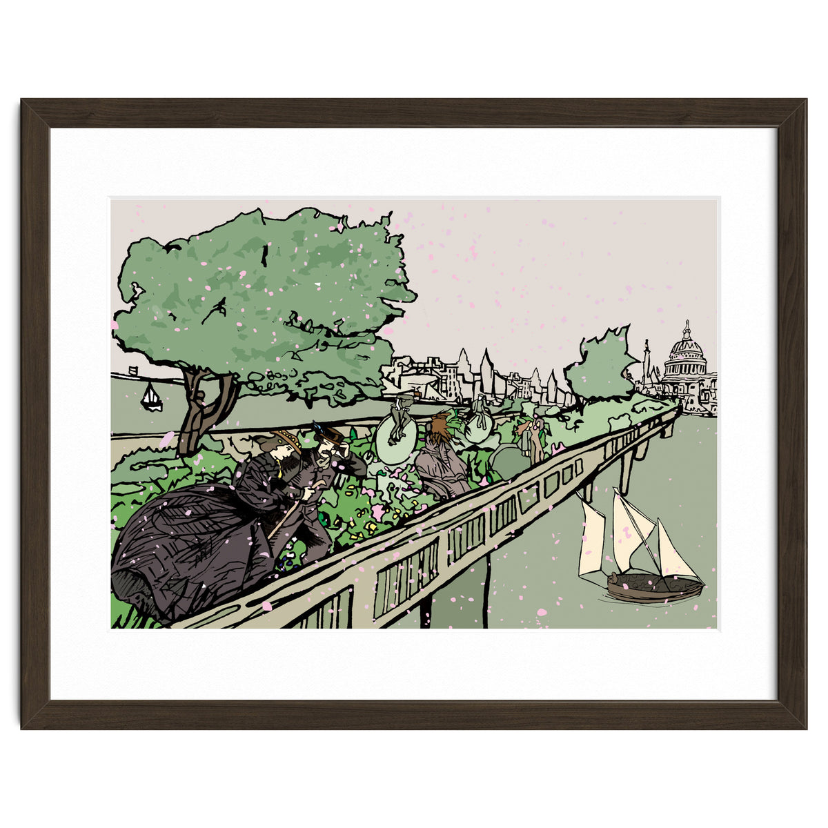 A Windy Day On The Garden Bridge