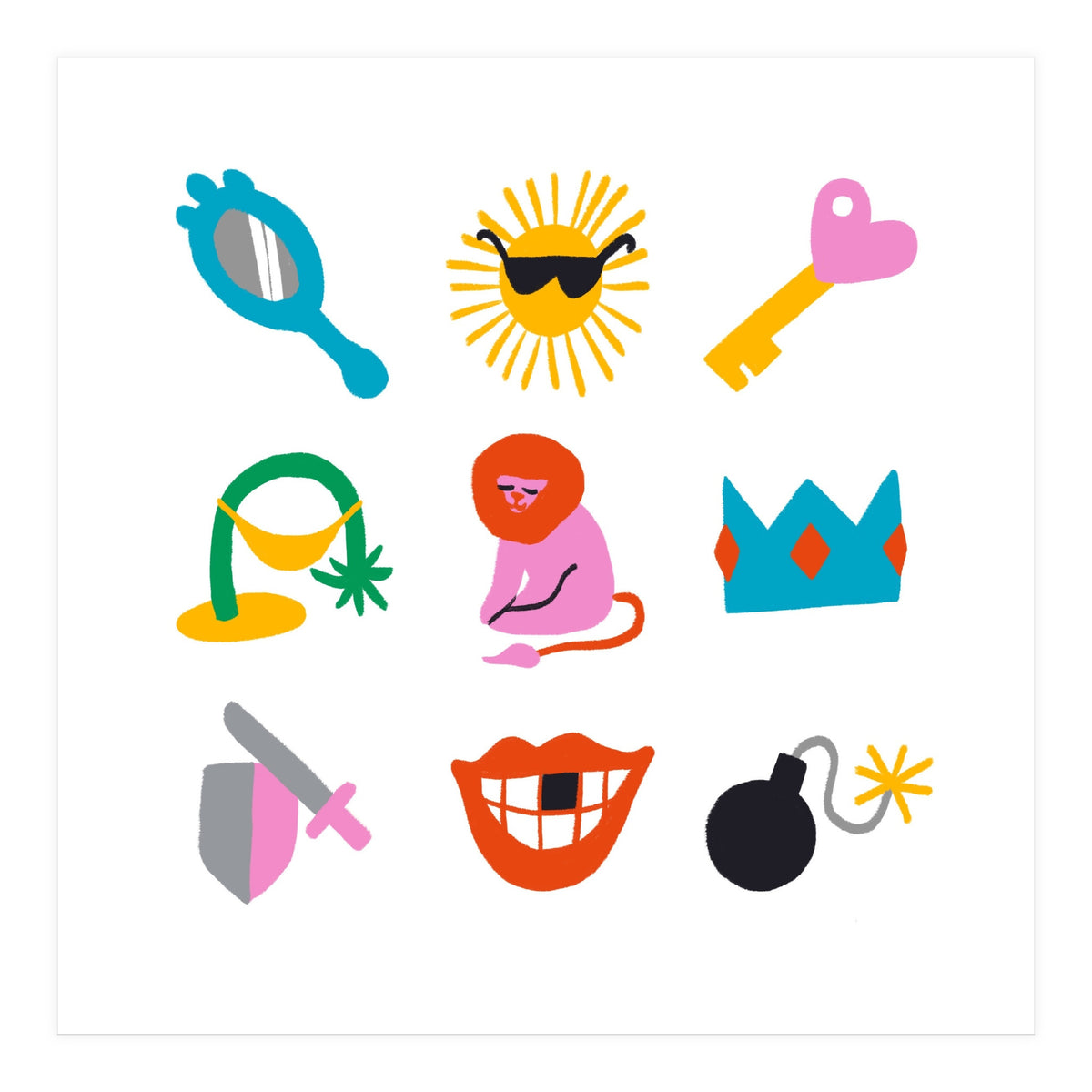 Leo Emoji (Print Only)