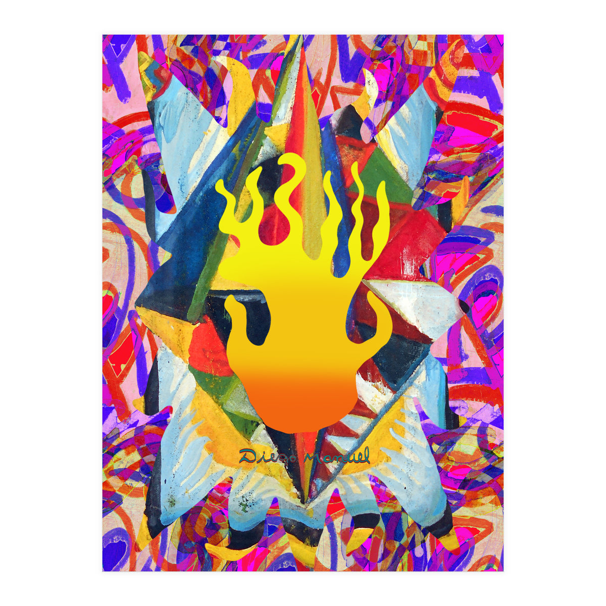 Fuego Y Graffiti 29 (Print Only)