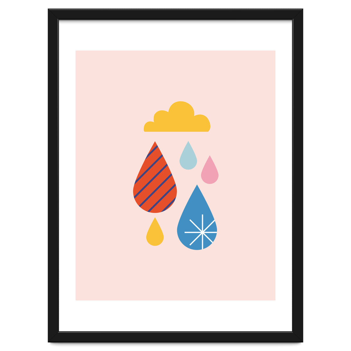 Raindrops And Cloud Rgb