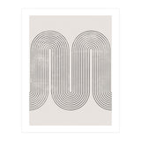 Mid-Century Modern No.28 - Woodblock Print (Print Only) thumbnail