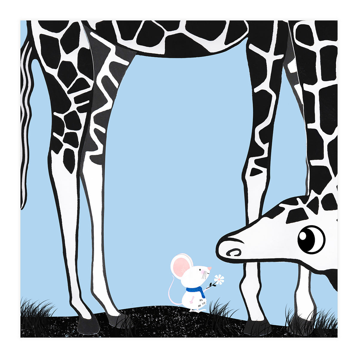 Magnani-mouse meets a friend (Print Only)