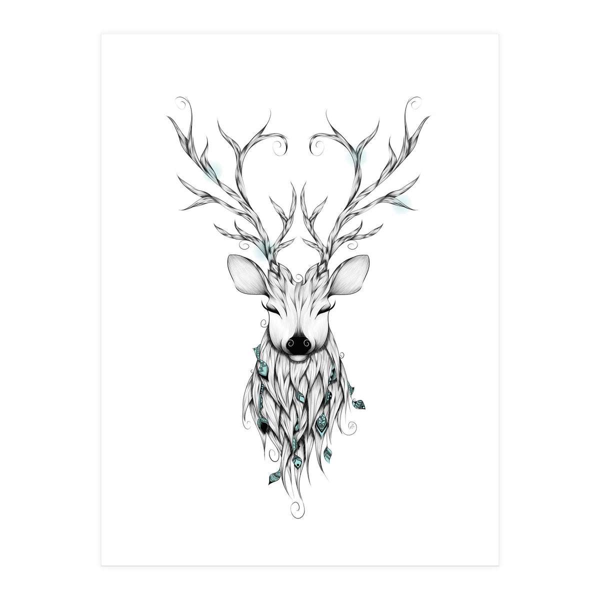 Poetic Deer (Print Only)