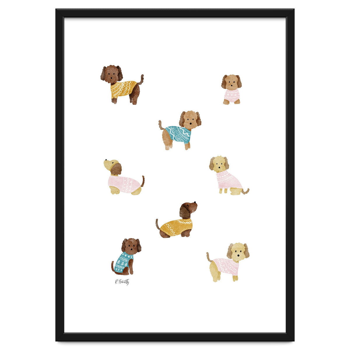 Cockapoo Dogs in Jumpers