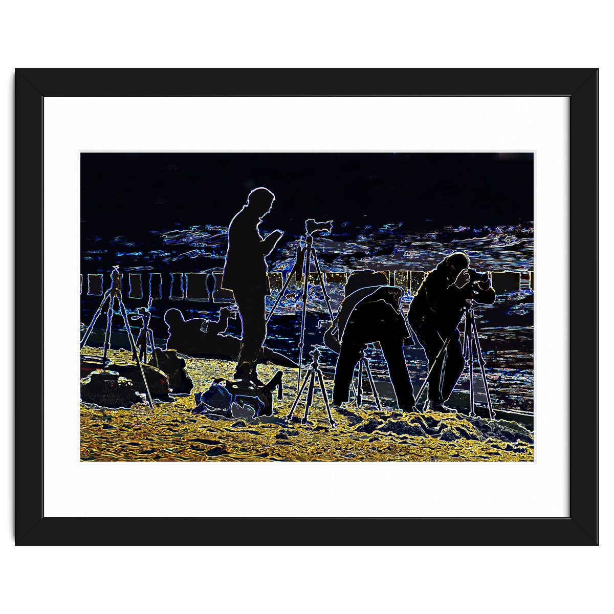 Photographers at the beach