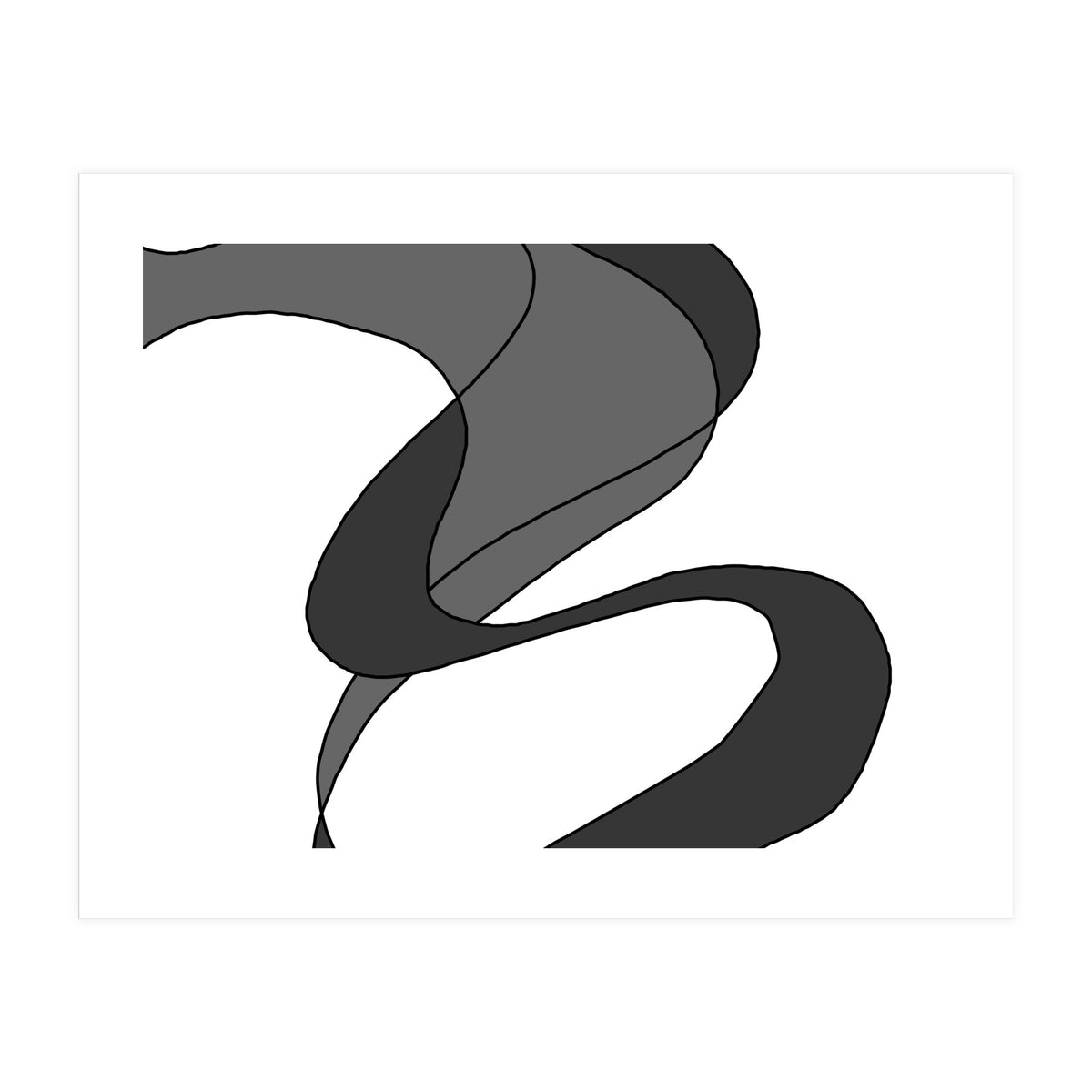 Grey Waves 10 (Print Only)