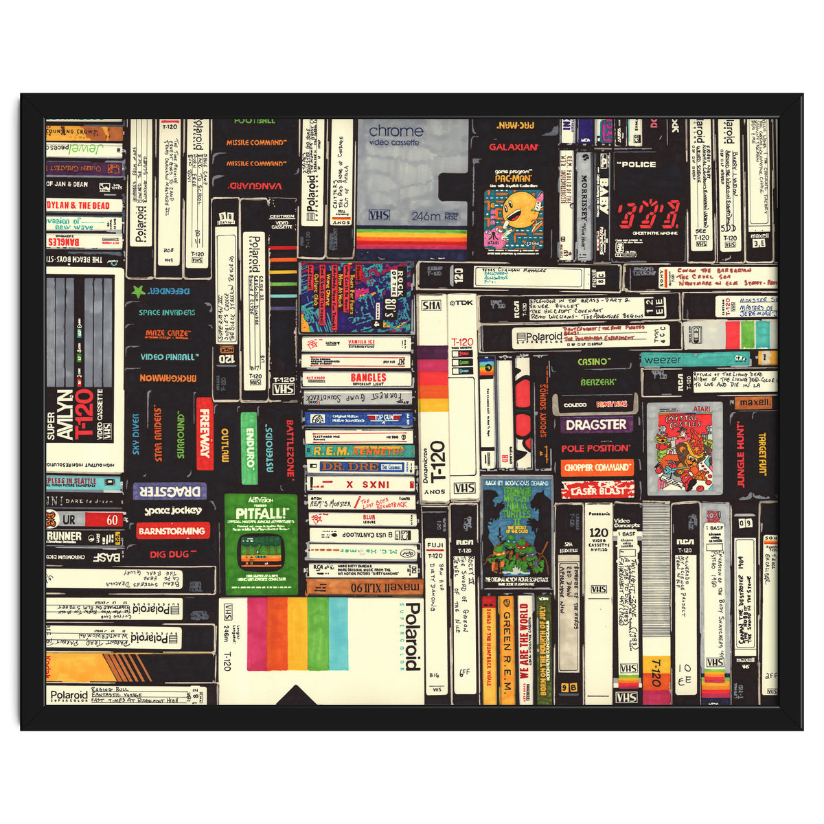 Cassettes, VHS & Atari
