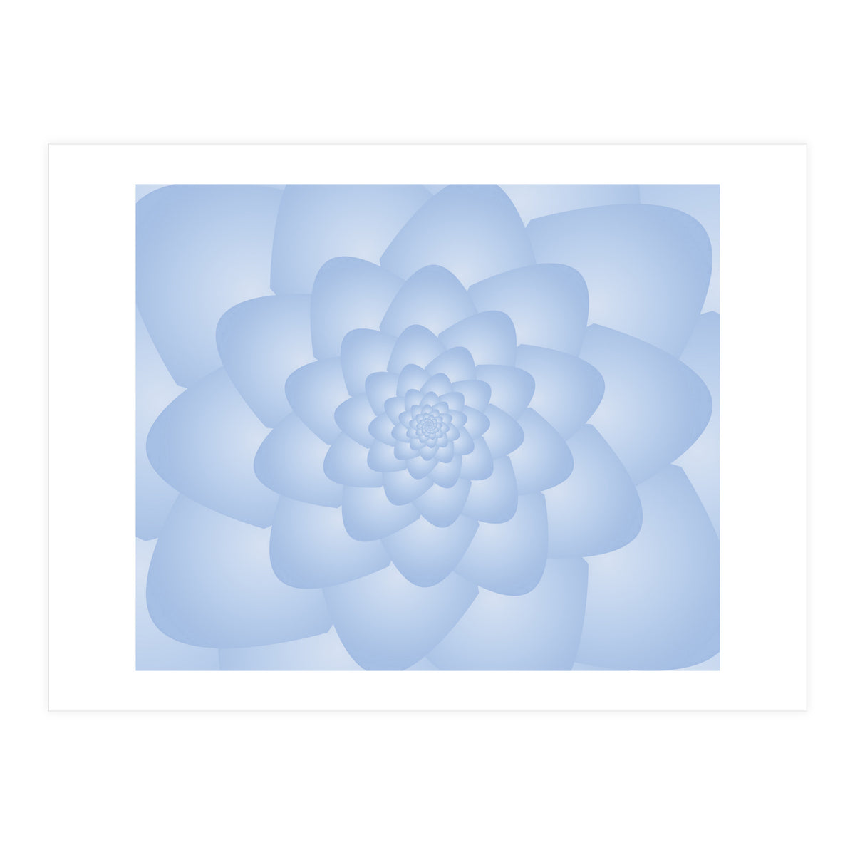 Pastel Colors Flower  (Print Only)