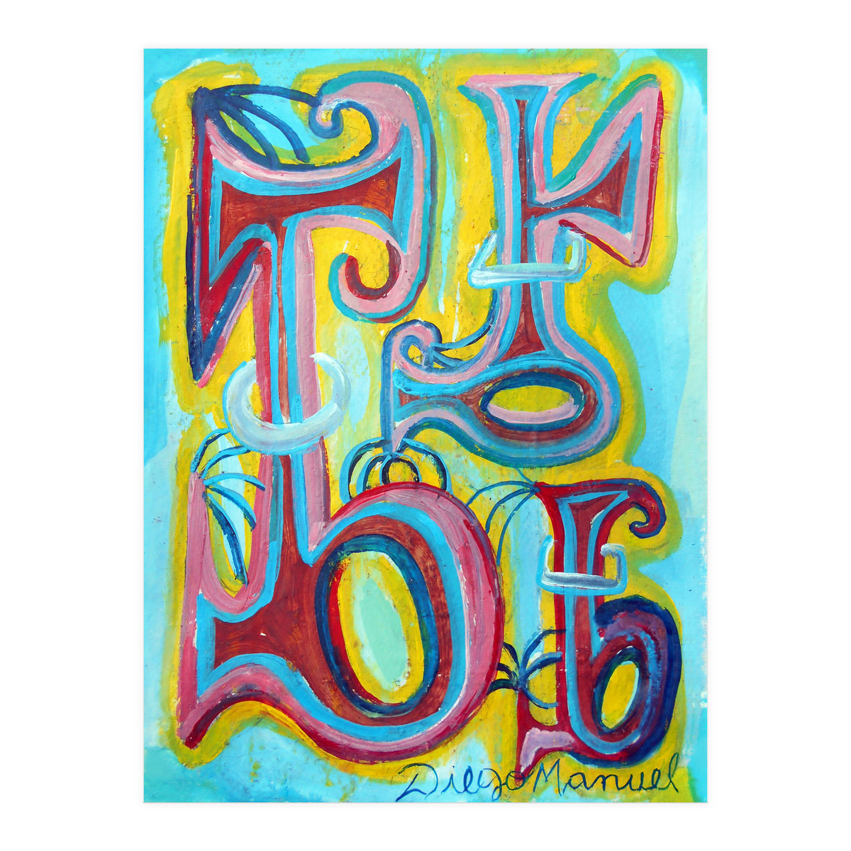 Pop Abstracto 2021 4 (Print Only)