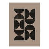 Mid-Century Modern No.24 - Woodblock Print (Print Only) thumbnail