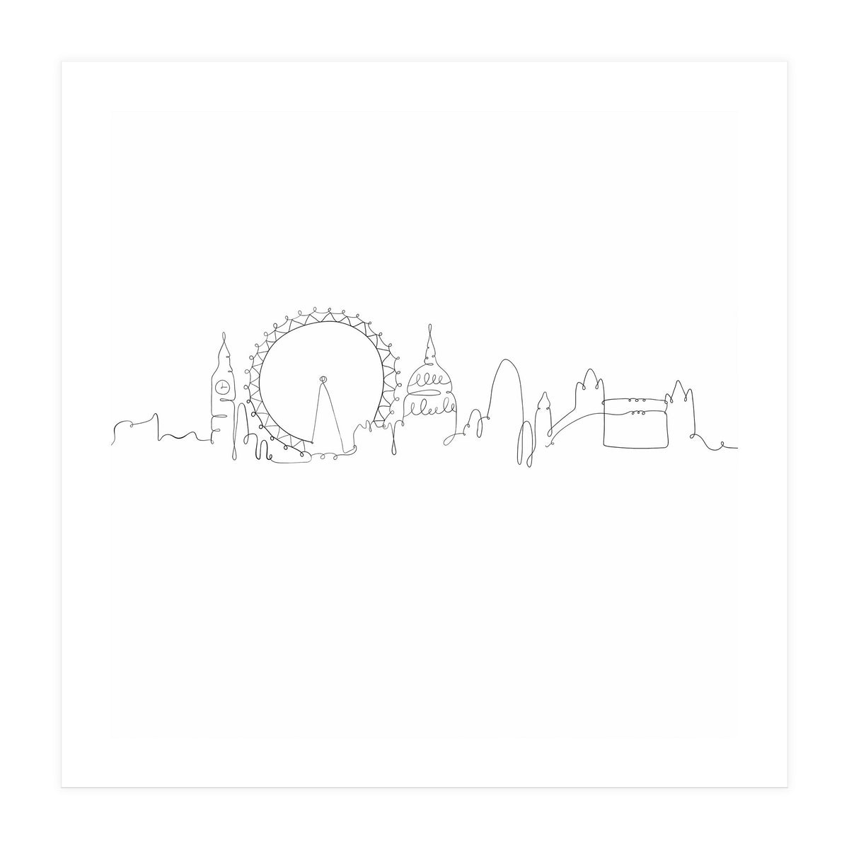 One Line Art London (Print Only)