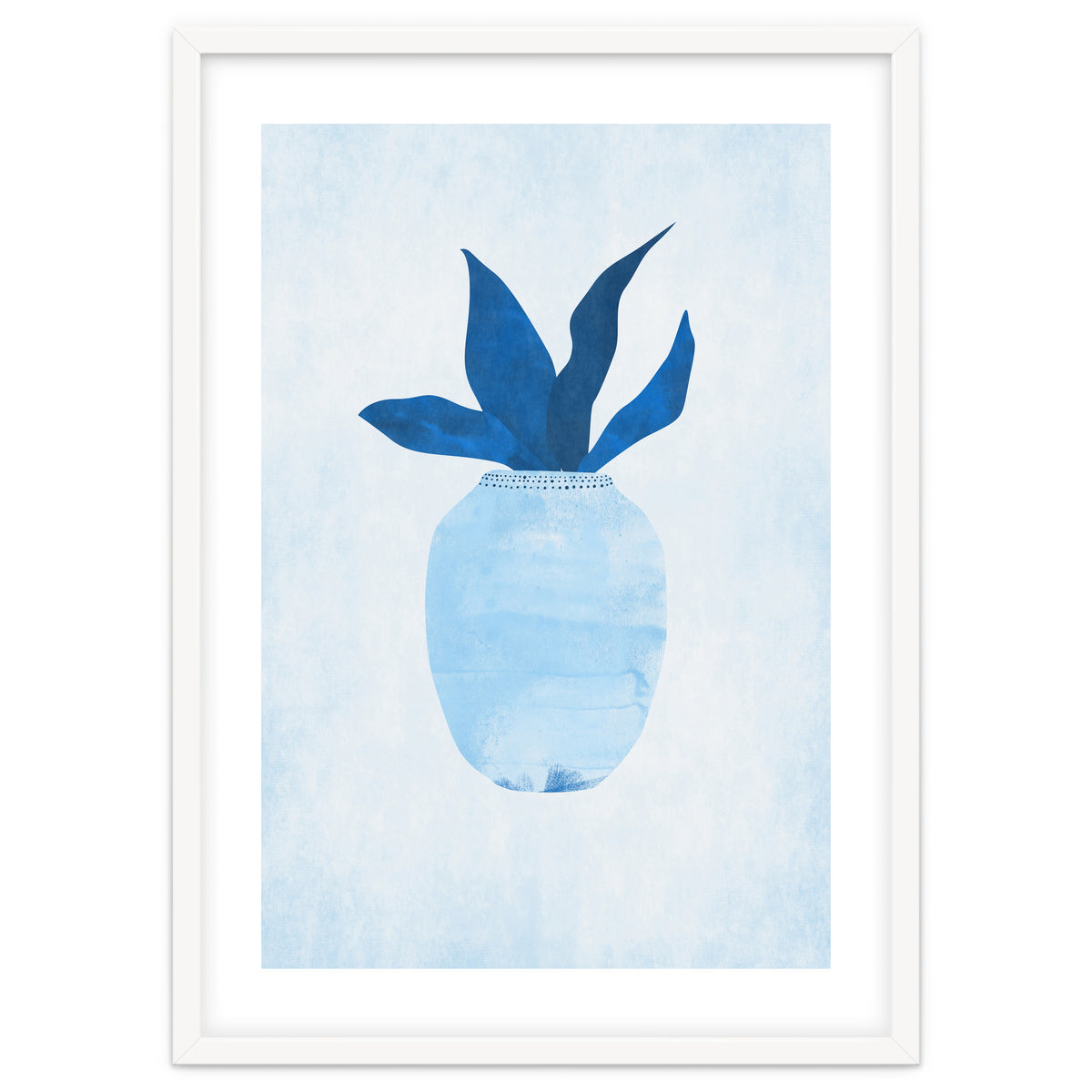 Blue vase