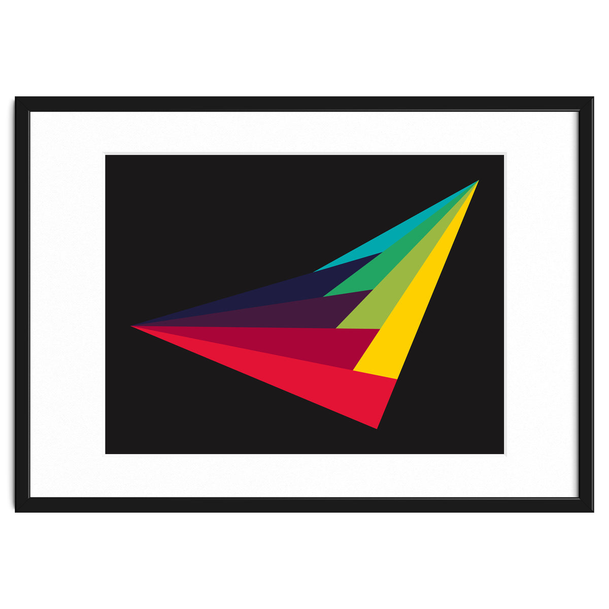 Geometric Shapes No. 40 - rainbow