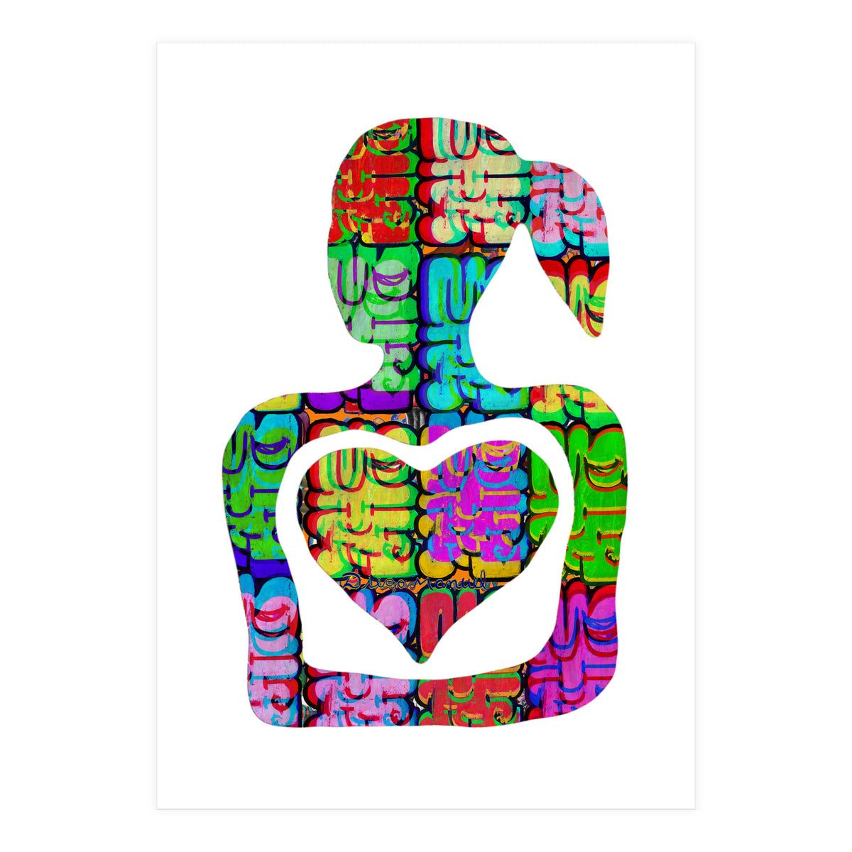 Mujer Digital 3 2  (Print Only)