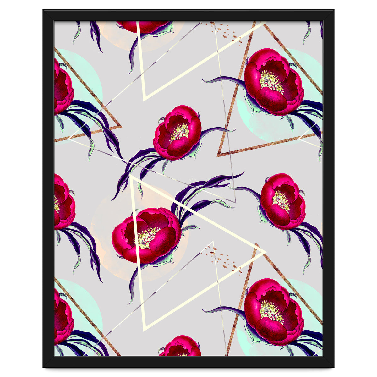 Flowery blooming with geometric II