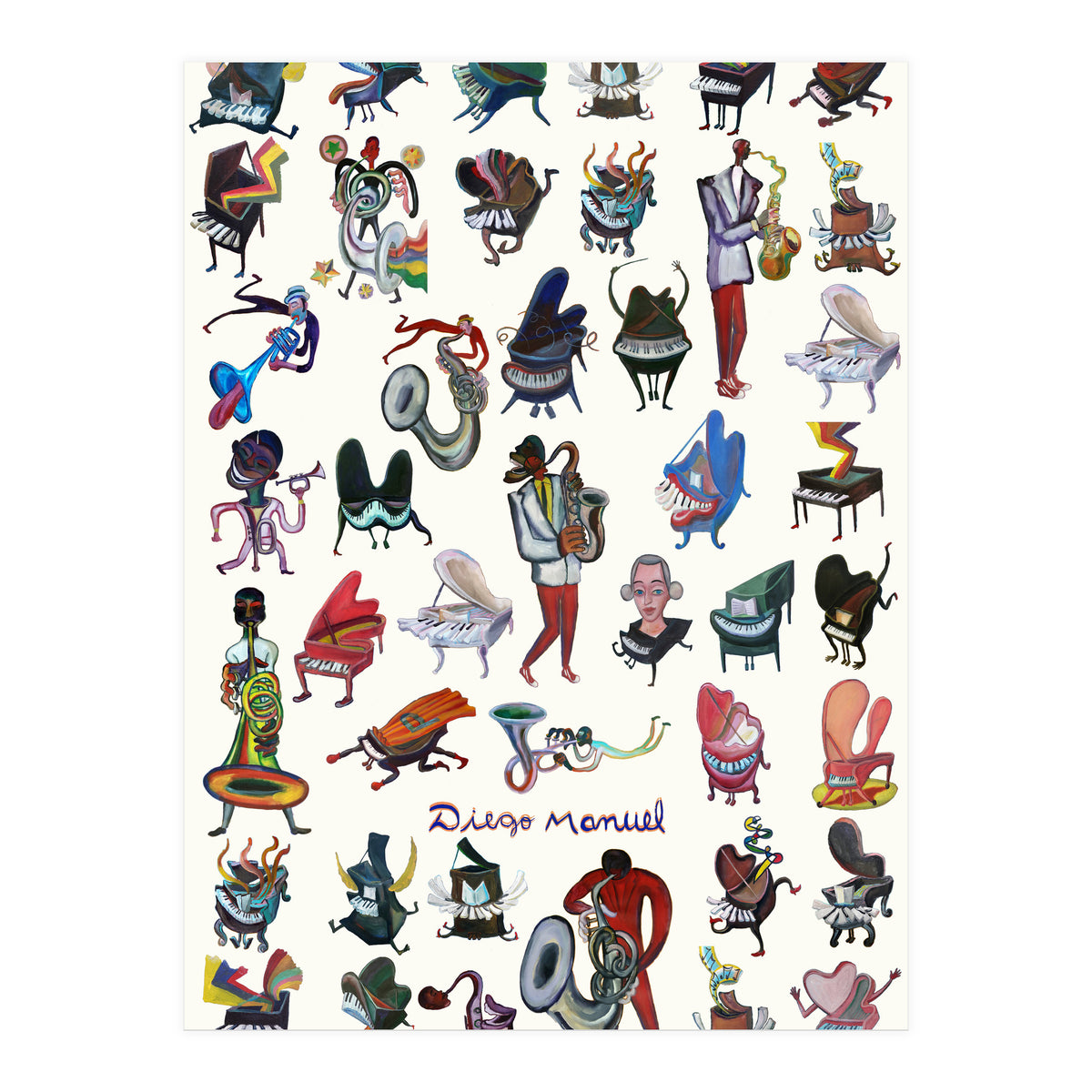 Piano And Jazz (Print Only)