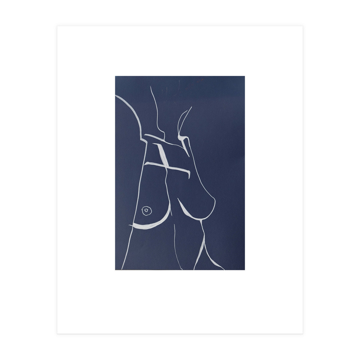 Topless Lady No 2 (Print Only)