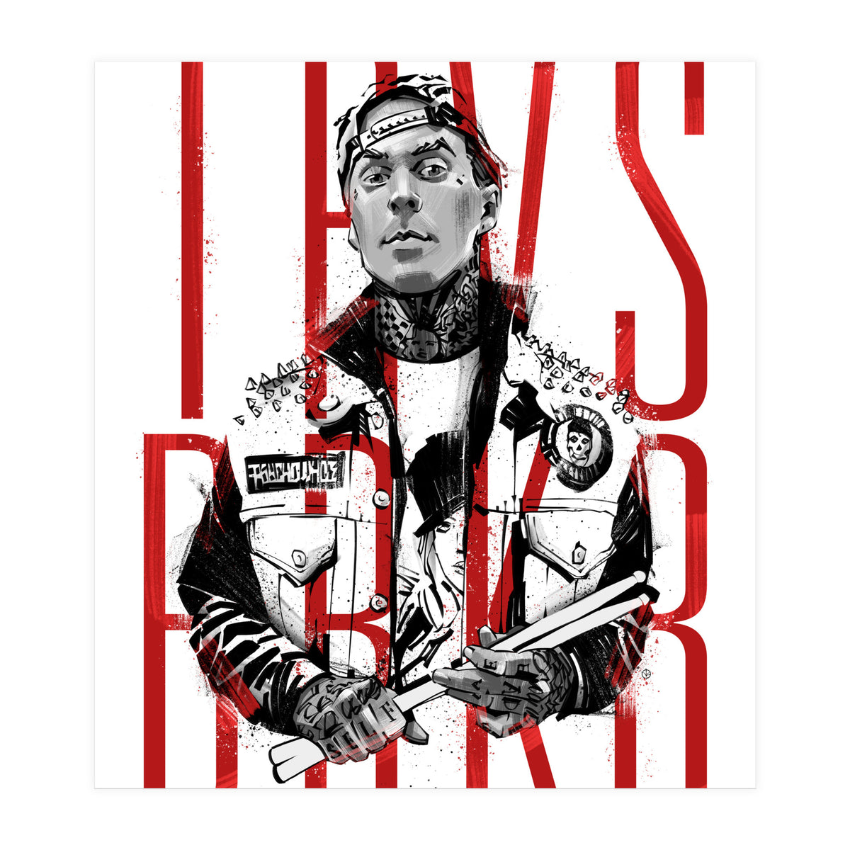 Travis Barker (Print Only)