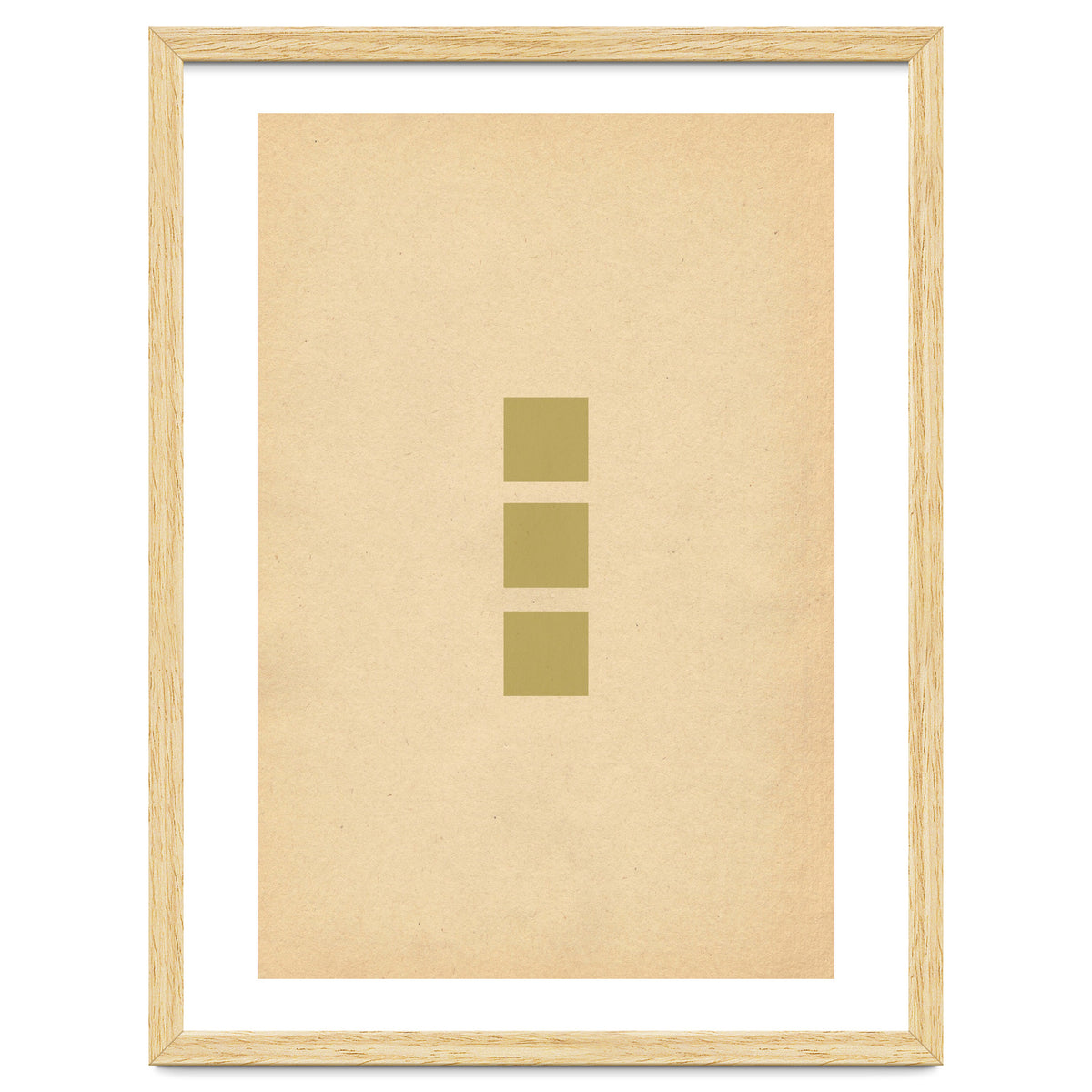 Minimalist green squares