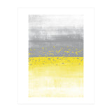 Abstract Painting No. 52 | Illuminating Yellow & Ultimate Grey (Print Only) thumbnail