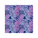 Woodland Ferns in Blue (Print Only) thumbnail