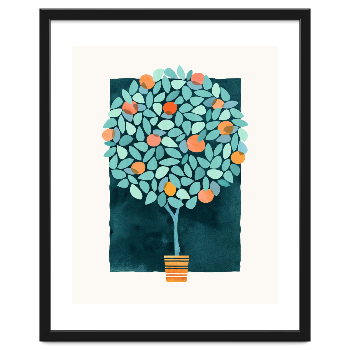 Orange Tree At Midnight