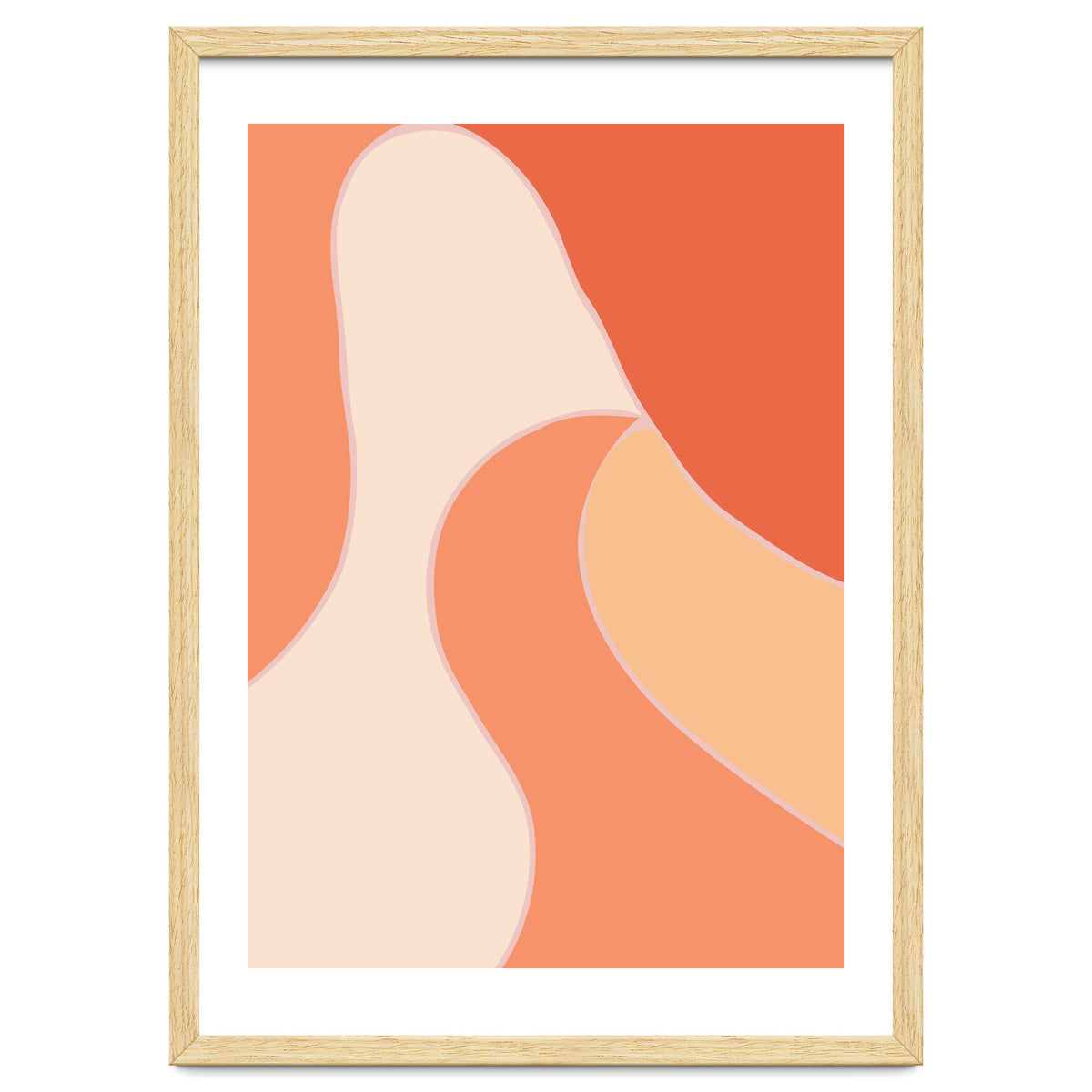 Colorful Orange Tones  Retro Waves