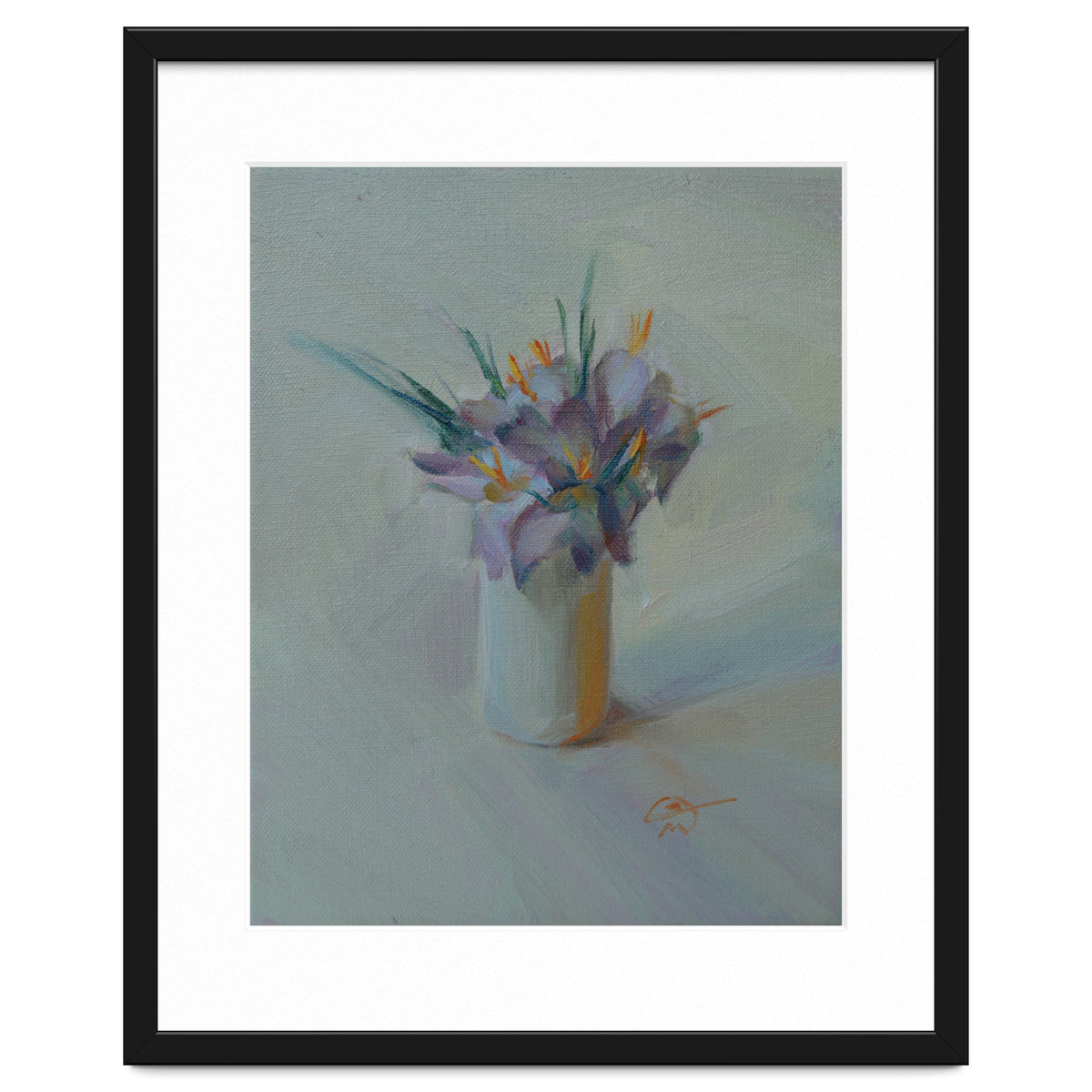 Crocuses Still Life Painting