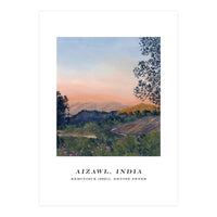 Aizawl, India (Print Only)