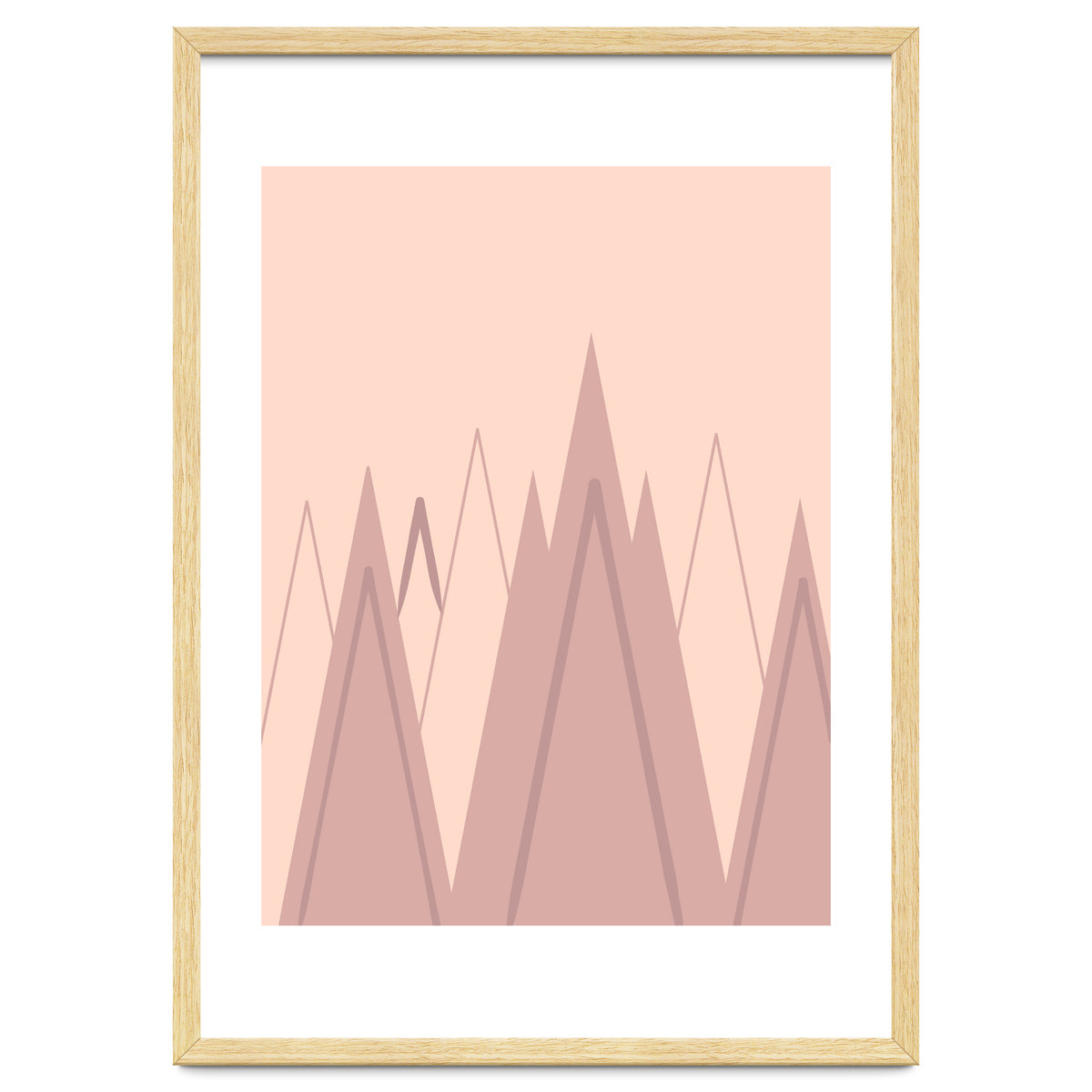 Pink mountains