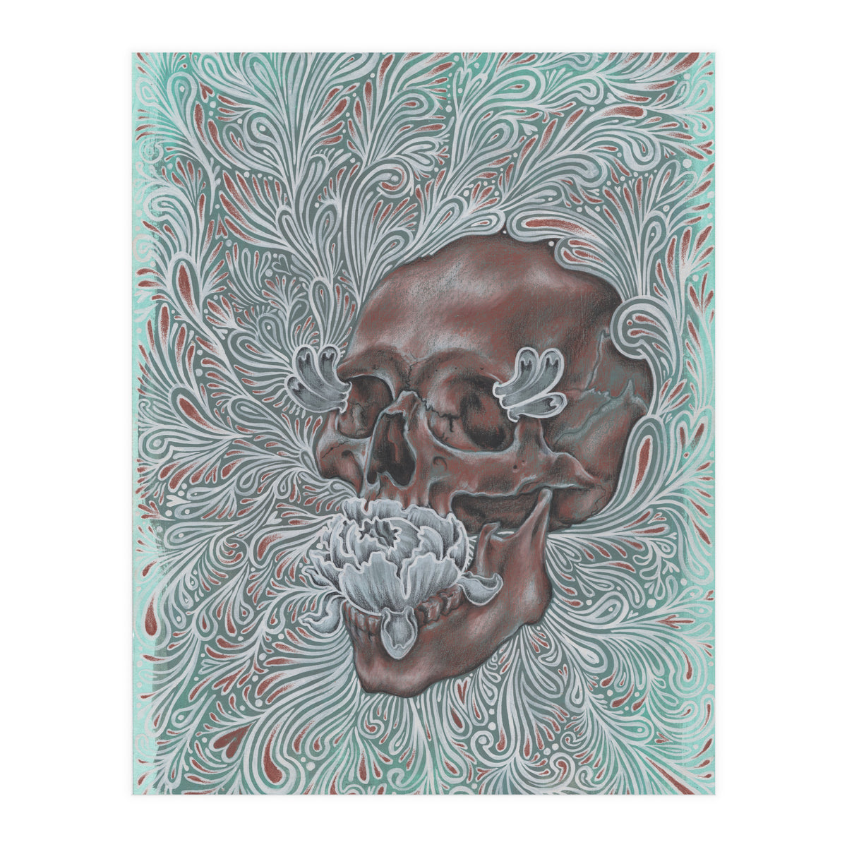 Faded Copper Peony (Print Only)