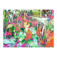 Find Me Where The Tropical Things Are | Jungle Botanical Palm Colorful Painting (Print Only)