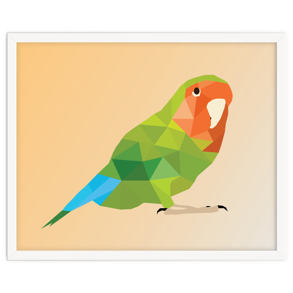 Parrot Low Poly Art