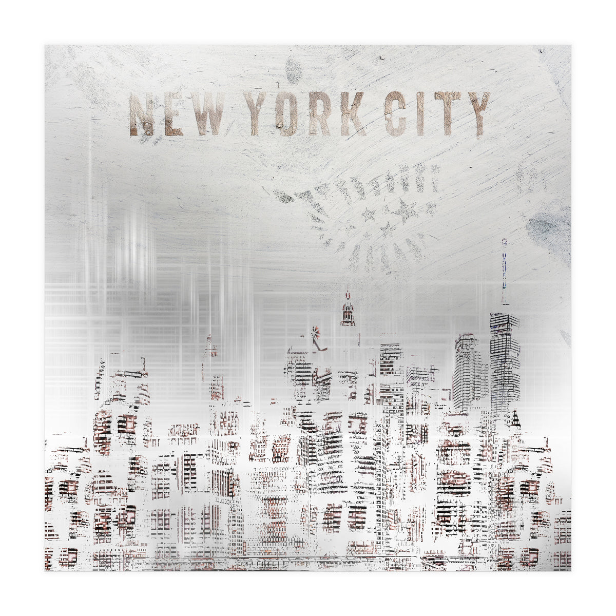 MODERN ART New York City Skylines  (Print Only)