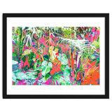 Find Me Where The Tropical Things Are | Jungle Botanical Palm Colorful Painting thumbnail