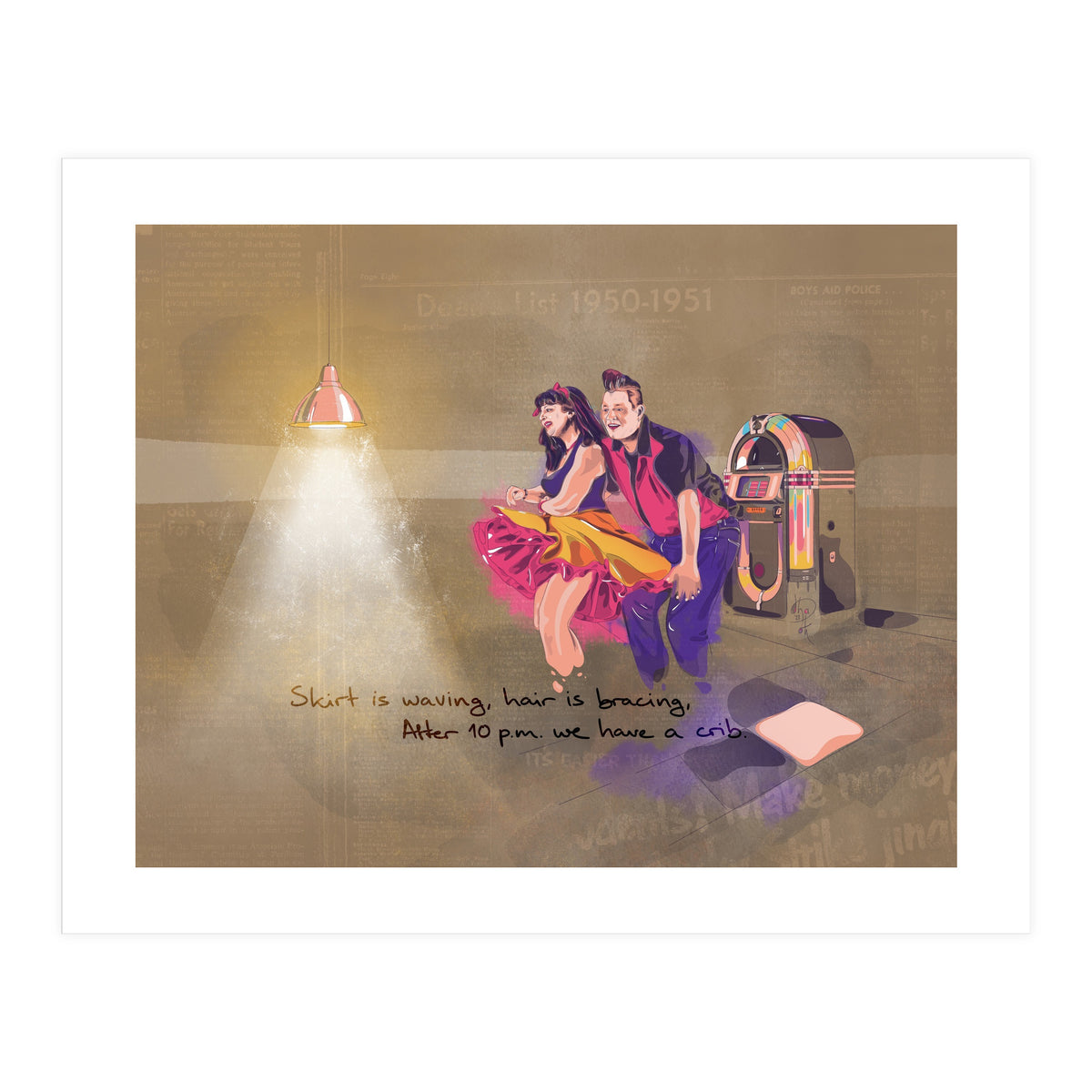 Rock N Roll 1 (Print Only)