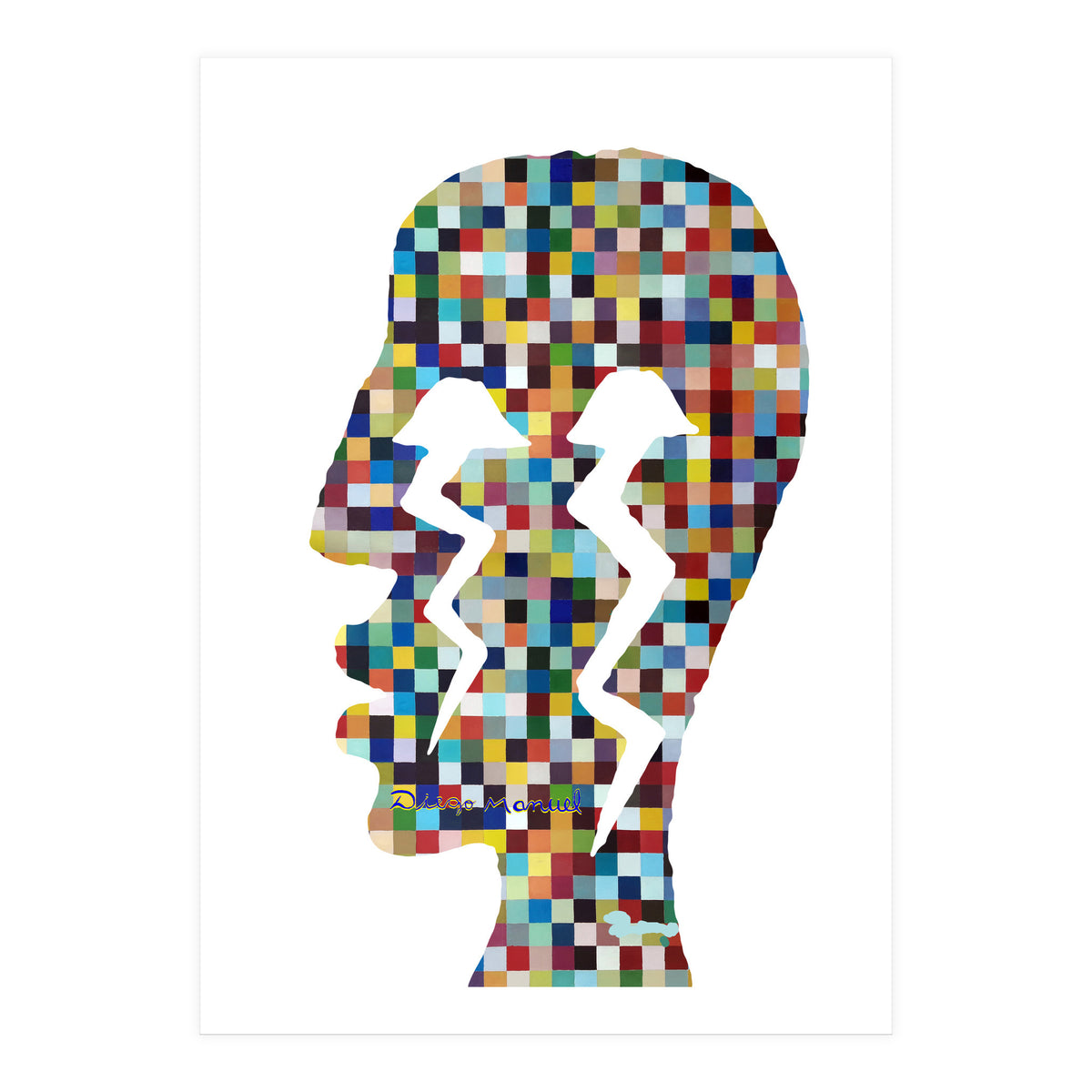 Perfil Con Rayos 11  (Print Only)