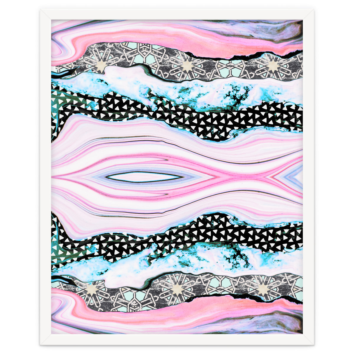 Abstract shapes of marble and patterns